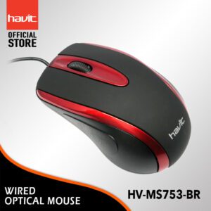 mouse havit hv ms753 red
